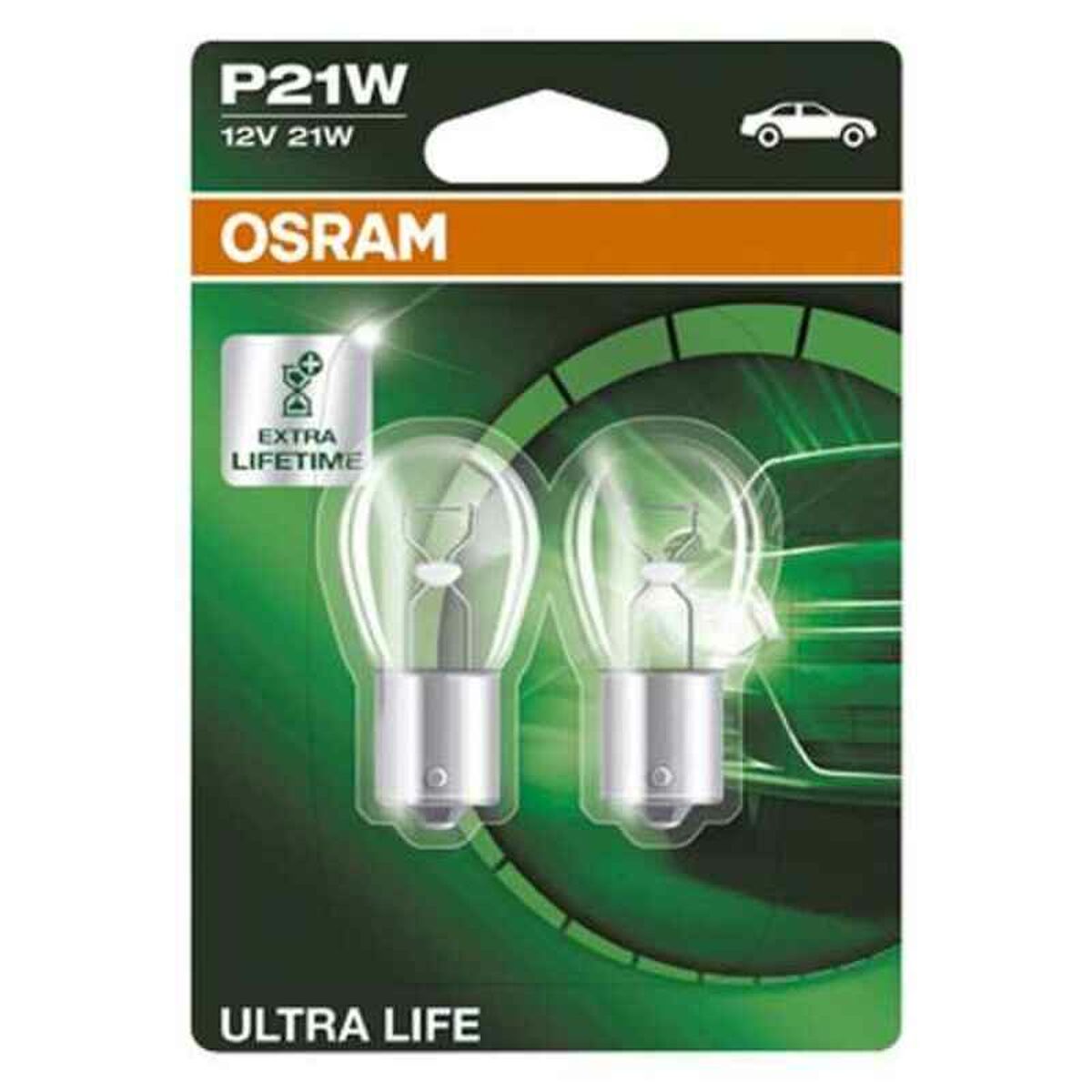Car Bulb OS7506ULT-02B Osram OS7506ULT-02B P21W 21W 12V (2 Pieces)-0