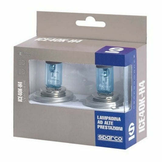 Car Bulb Sparco ICE40K H4 12V 55W Blanco Azulado Efecto Xenon-0