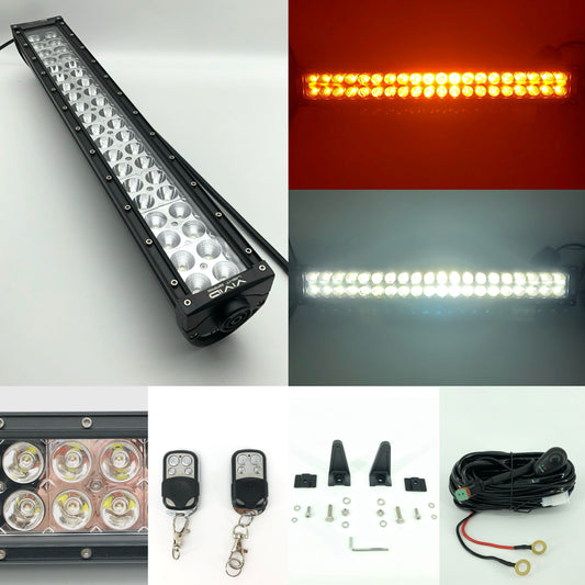 Dual Color Strobe 41.5 Inch Led Light Bar-0